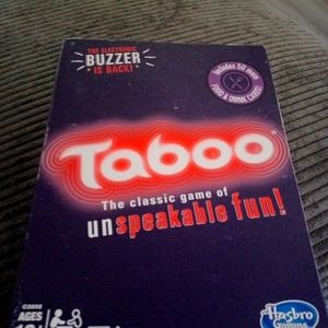 Taboo card game